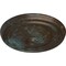 Ekena Millwork Reece Ceiling Medallion (Fits Canopies up to 2 3/8"), 12"OD x 1 3/4"P, Bronze Blue Patina CM12REBBS - alternate 4